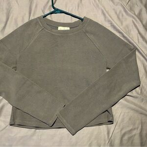 PacSun Gray Long Sleeve Top